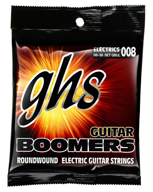 Ghs Boomers 08-38 Ultra Light Nickel Wound Electric Guitar Strings GBUL