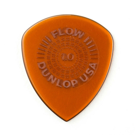 Jim Dunlop Flow Standard Grip 1.00mm Plectrums - (Bag of 6 Picks)