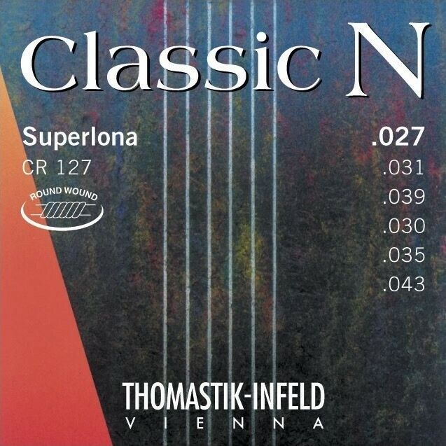 Thomastik Classic N Superlona 27-43 Round Wound Classical Guitar Strings CR127