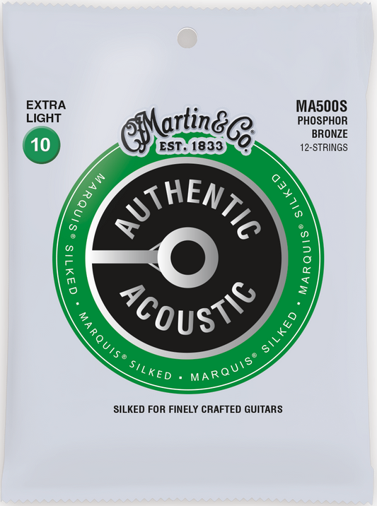 Martin 12 String Marquis Silked 10-47 Ex-Lt Phos Bronze Acoustic Guitar String