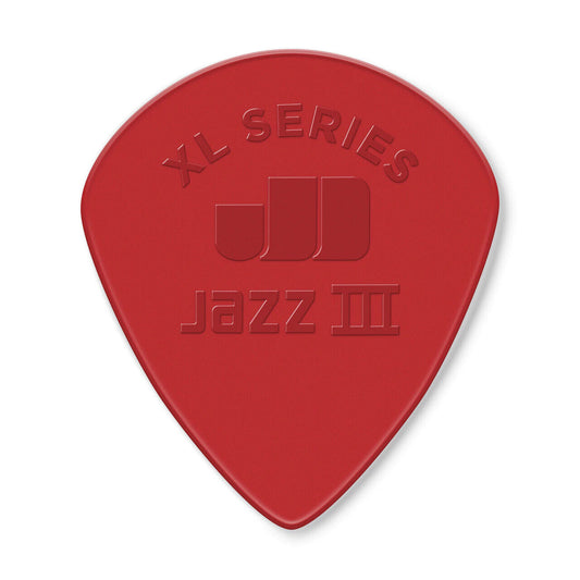 Dunlop Nylon Jazz 3 XL Pointed Tip Guitar Picks Plectrums - bags of 6 picks