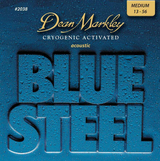 Dean Markley Blue Steel 13-56 Medium Bronze Acoustic Guitar Strings 2038