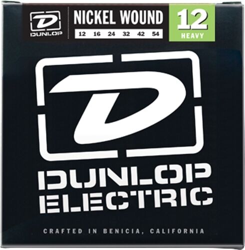 Dunlop Nickel Wound 12-54 Heavy Electric Guitar Strings DEN1254