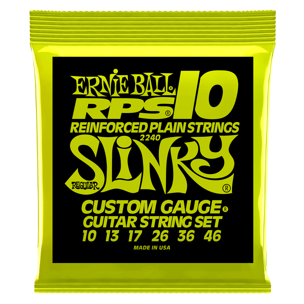 Ernie Ball RPS Regular Slinky 10-46 Nickel Wound Electric Guitar Strings 2240