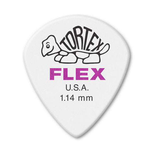 Jim Dunlop Tortex Flex Jazz III XL 1.14mm Plectrums - (Bag of 12 Picks)