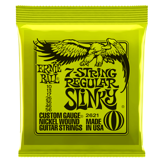 Ernie Ball 7 STRING Regular Slinky 10-56 Electric Guitar Strings 2621