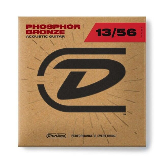 Dunlop Phosphor Bronze 13-56 Medium Acoustic Guitar Strings DAP1356