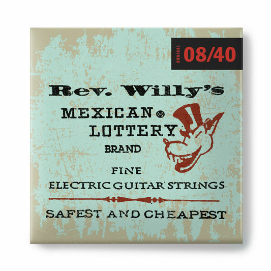 Dunlop Billy Gibbons / Rev Willy 08-40 Fine Electric Guitar Strings RWN0840