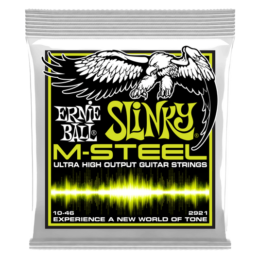 Ernie Ball Regular Slinky M-Steel 10-46 Electric Guitar Strings 2921