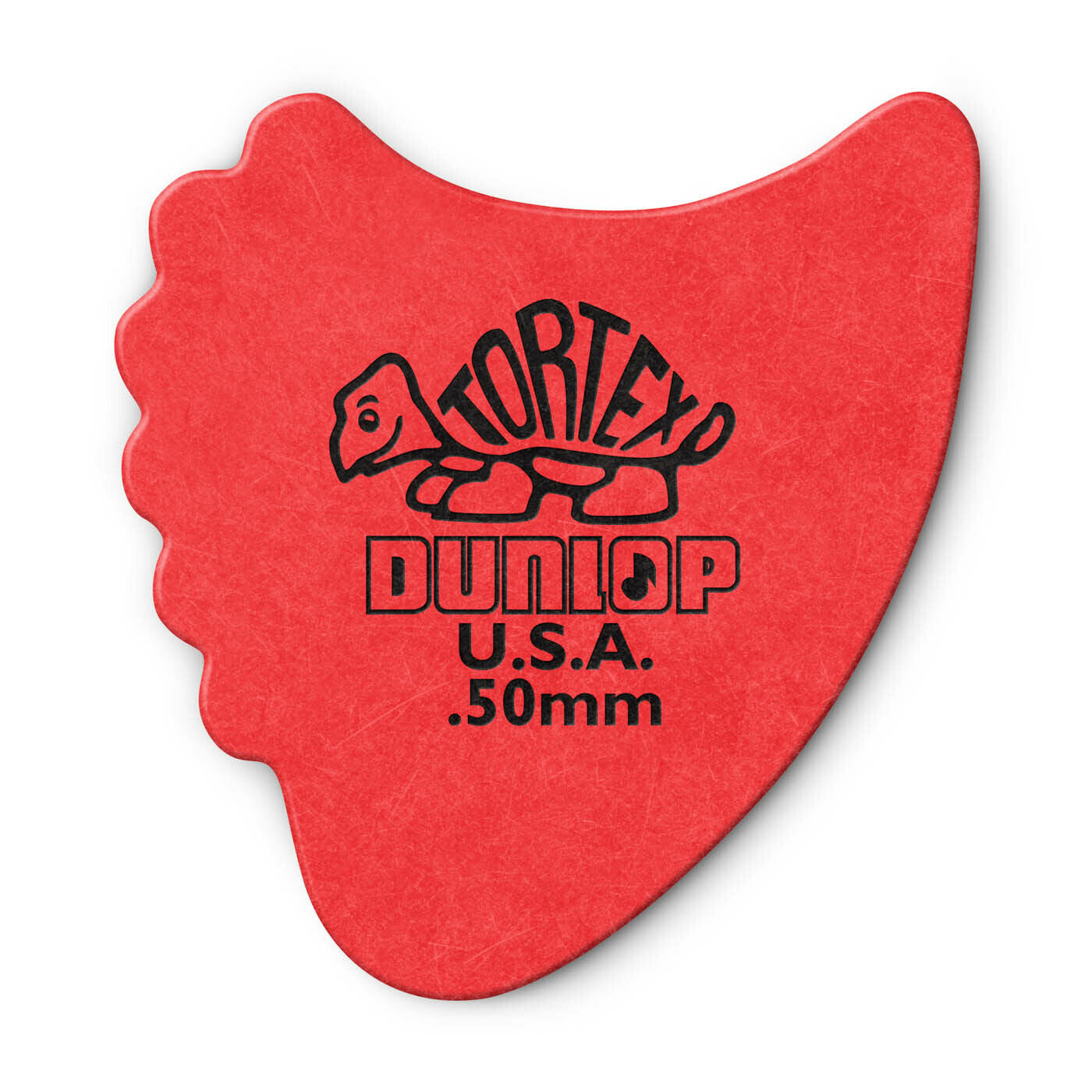 Dunlop Tortex Fin Guitar Picks Plectrums - bags of 6 picks - all gauges