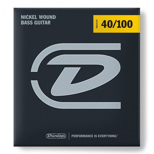 Dunlop Nickel 40-100 Medium Light Bass Guitar Strings DBN40100