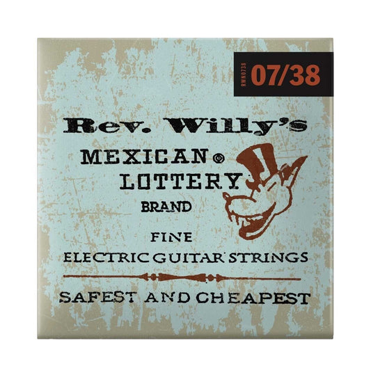 Dunlop Billy Gibbons / Rev Willy 07-38 Fine Electric Guitar Strings RWN0738