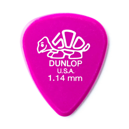 Jim Dunlop Delrin 500 Standard 1.14mm Plectrums 41P114 -  (12 Picks)