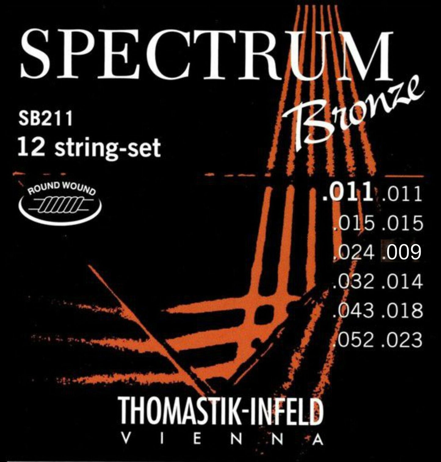 Thomastik-Infeld 12 String Spectrum Bronze 11-52 Light Acoustic Guitar Strings