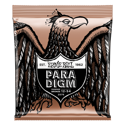 Ernie Ball Paradigm Phosphor Bronze Med-Light 12-54 Acoustic Guitar Strings 2076