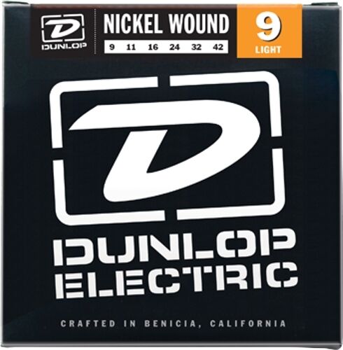 Dunlop Nickel Wound 09-42 Light Electric Guitar Strings DEN0942