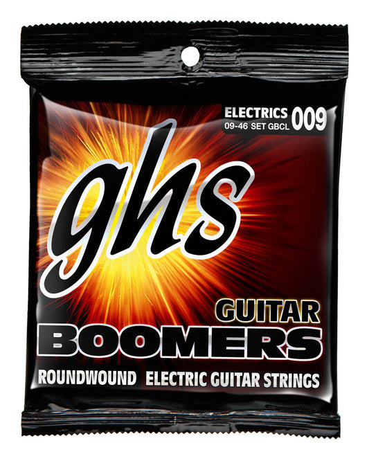 Ghs Boomers 09-46 Custom Light Nickel Wound Electric Guitar Strings GBCL 