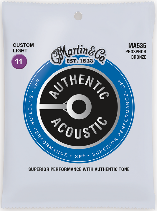 Martin Authentic Acoustic SP 11-52 CT-Light Phos Bronze Acoustic Guitar Strings