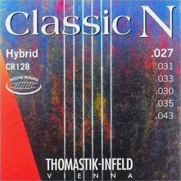 Thomastik Classic N Hybrid 27-43 Round Wound Classical Guitar Strings CR128