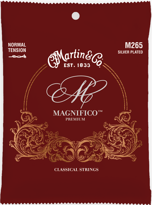 Martin Magnifico Premium 25-42 Normal Tension Tie End Classical Guitar Strings