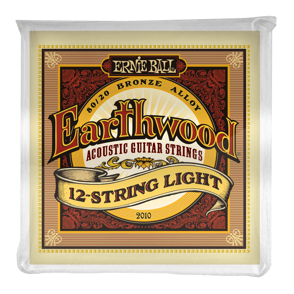 12 String Ernie Earthwood 80/20 Bronze Light 09-46 Acoustic Guitar Strings 2010