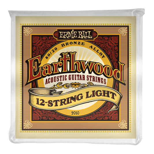 12 String Ernie Earthwood 80/20 Bronze Light 09-46 Acoustic Guitar Strings 2010