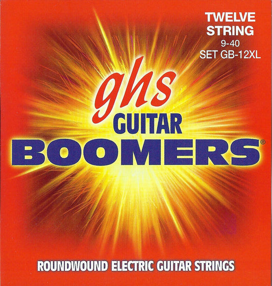 Ghs 12 String Boomers 09-40 Extra Light Nickel Wound Electric Guitar Strings