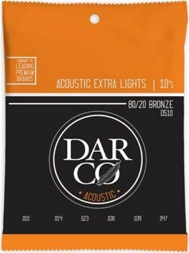 Darco By Martin 10-47 Ex-Light 80/20 Bronze Acoustic Guitar Strings D510