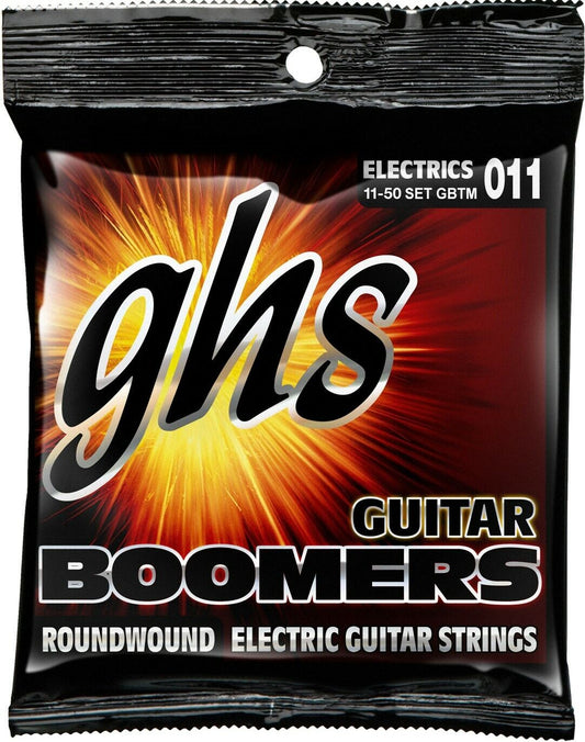 Ghs Boomers 11-50 True Medium Nickel Wound Electric Guitar Strings GBTM