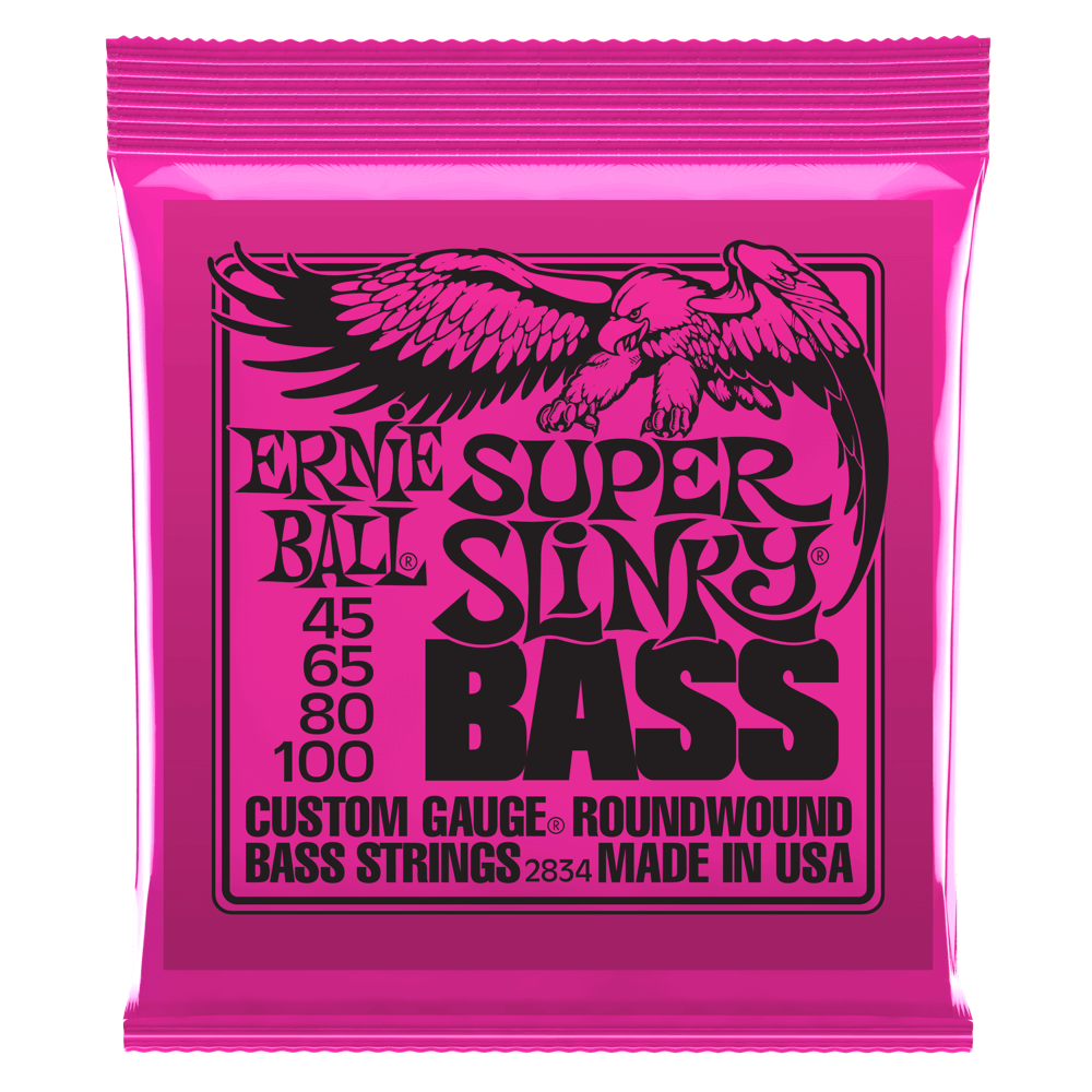 Ernie Ball Slinky Bass Strings Extra Super Regular Hybrid Power Beefy 4 String