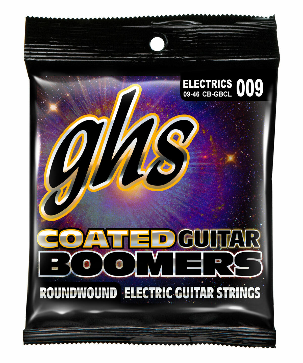 Ghs Coated Boomers 09-46 Cust Light Nickel Wound Electric Guitar Strings CBGBCL