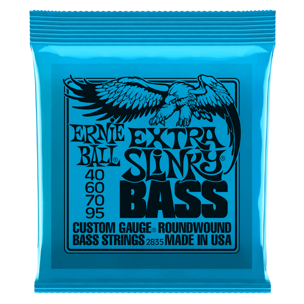 Ernie Ball Slinky Bass Strings Extra Super Regular Hybrid Power Beefy 4 String