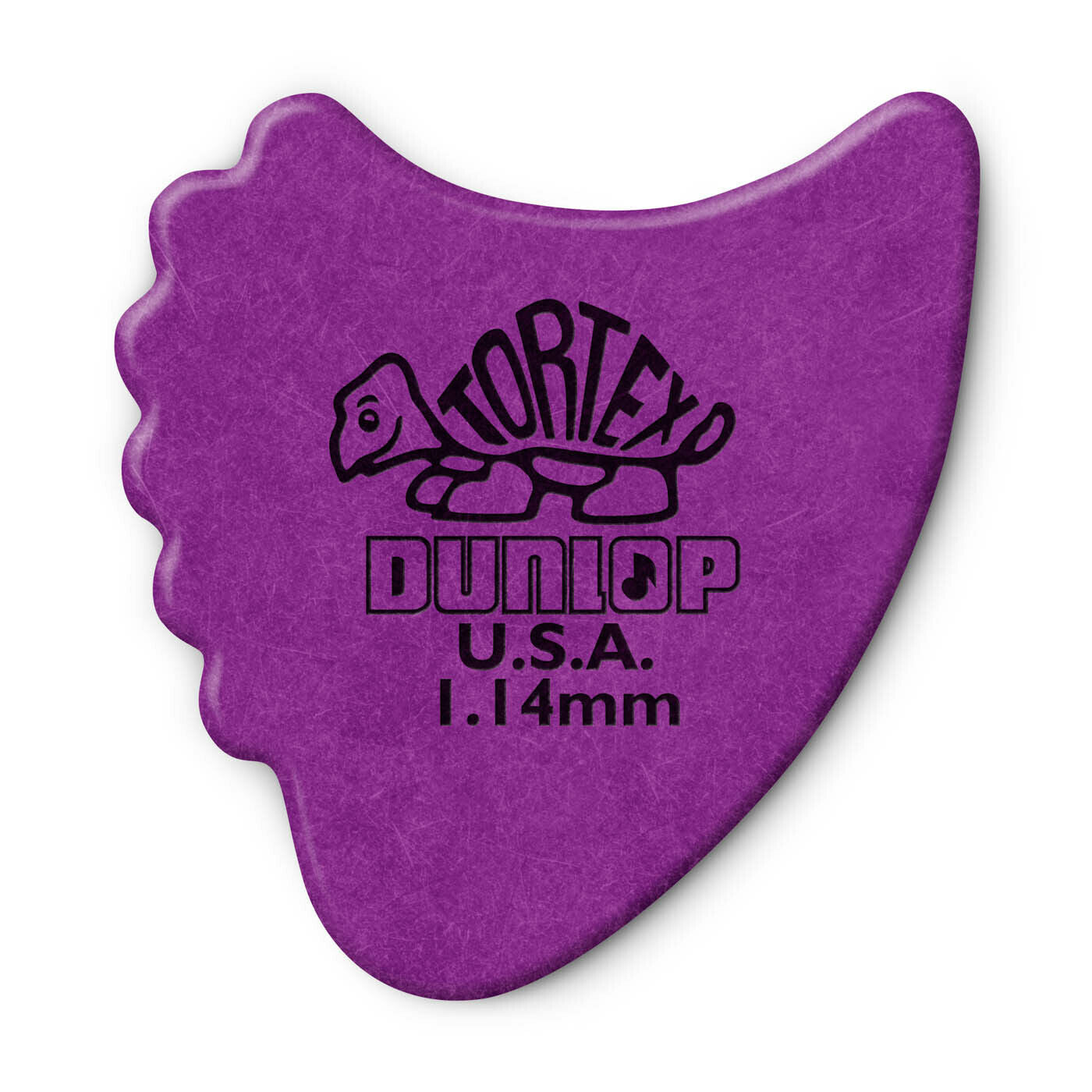 Dunlop Tortex Fin Guitar Picks Plectrums - bags of 6 picks - all gauges