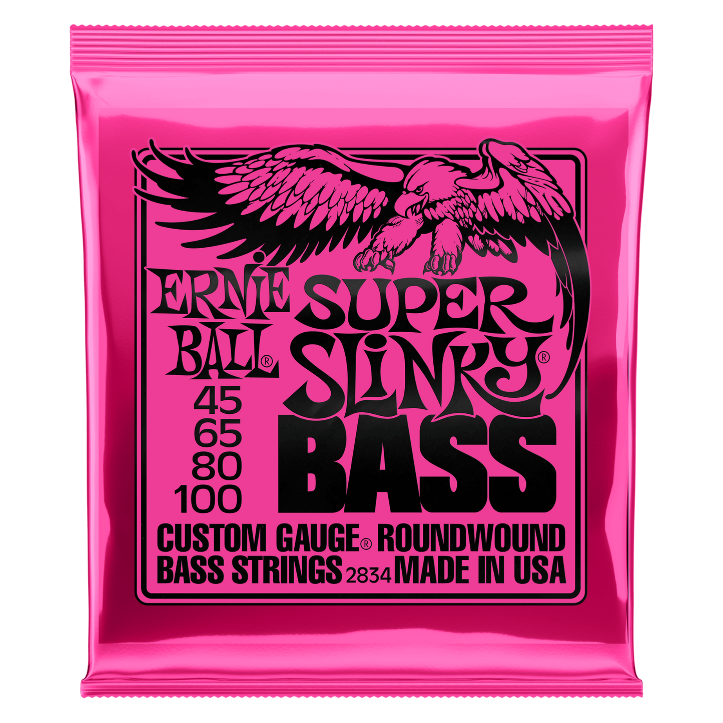 Ernie Ball Slinky Bass Strings Extra Super Regular Hybrid Power Beefy 4 String