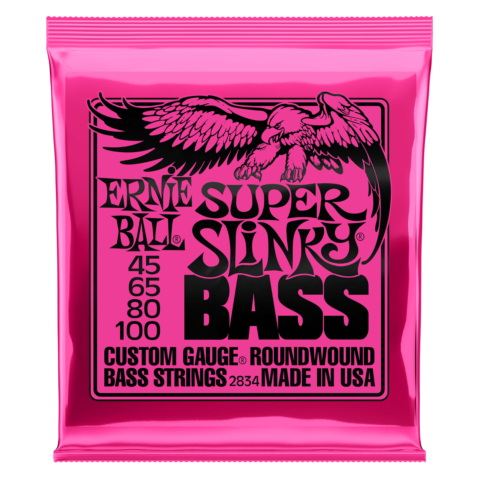 Ernie Ball Slinky Bass Strings Extra Super Regular Hybrid Power Beefy 4 String