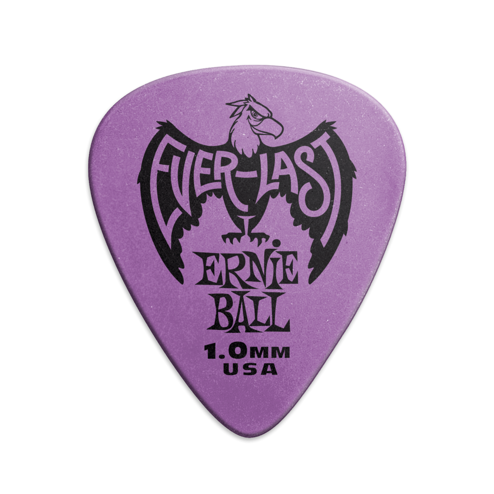 Ernie Ball Everlast 1.00mm Purple Plectrums P09193 - (Bag of 12 Picks)