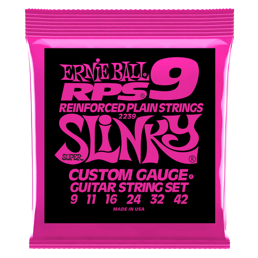 Ernie Ball RPS Super Slinky 09-42 Nickel Wound Electric Guitar Strings 2239