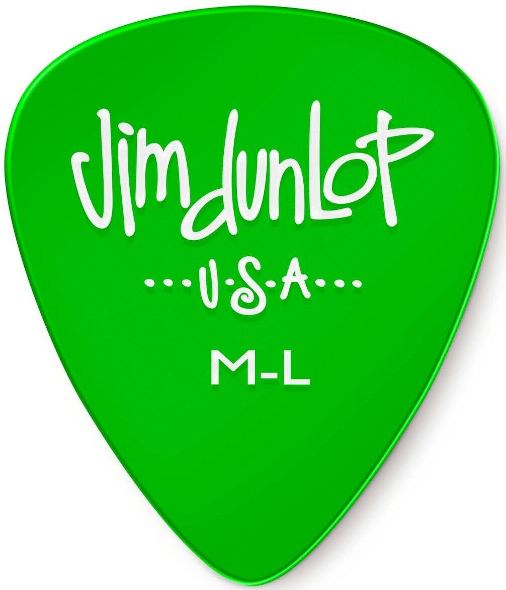 Jim Dunlop Gels Plectrums Picks - bags of 6 Picks - all gauges