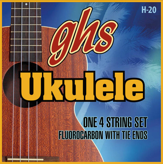 Ghs Fluorocarbon Soprano / Concert 26-30.7 Tie End Ukulele Strings H20