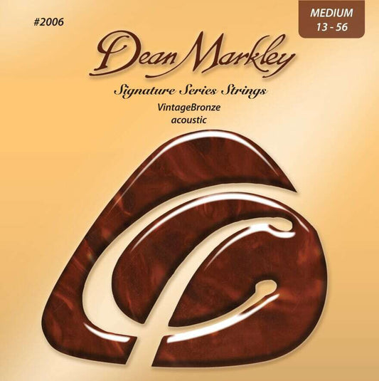 Dean Markley Vintage Bronze 13-56 Medium Acoustic Guitar Strings 2006