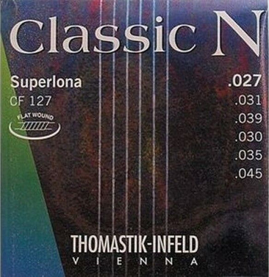 Thomastik Classic N Superlona 27-45 Flat Wound Classical Guitar Strings CF127