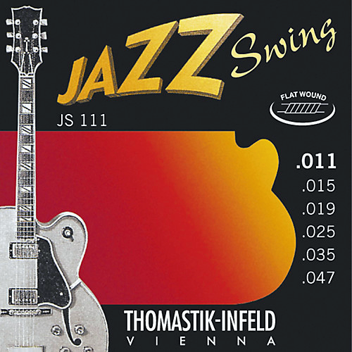 Thomastik-Infeld Jazz Swing 11-47 Flatwound Electric Guitar Strings JS111