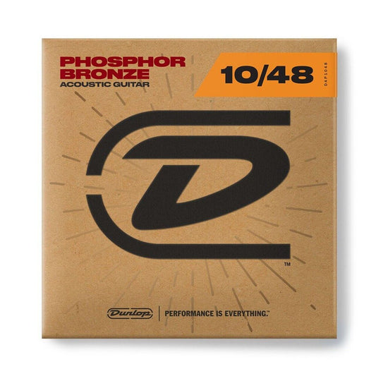 Dunlop Phosphor Bronze 10-48 Extra Light Acoustic Guitar Strings DAP1048