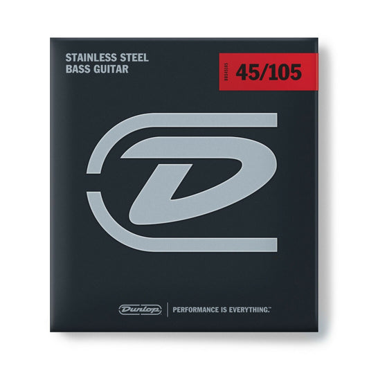 Dunlop Stainless Steel 45-105 Medium Bass Guitar Strings DBS45105