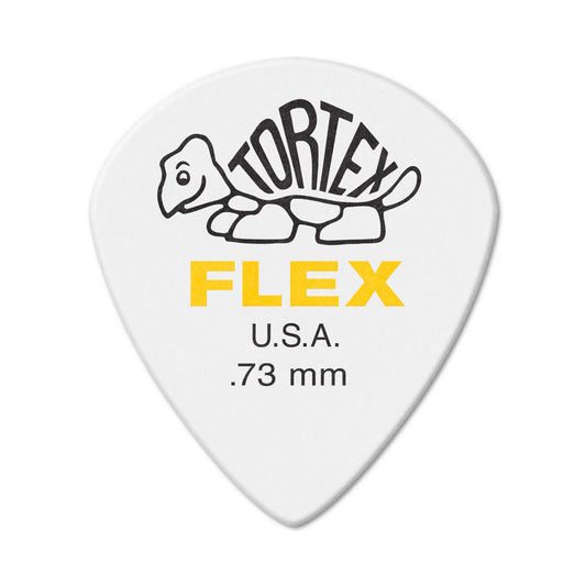 Jim Dunlop Tortex Flex Jazz III XL 0.73mm Plectrums - (Bag of 12 Picks)