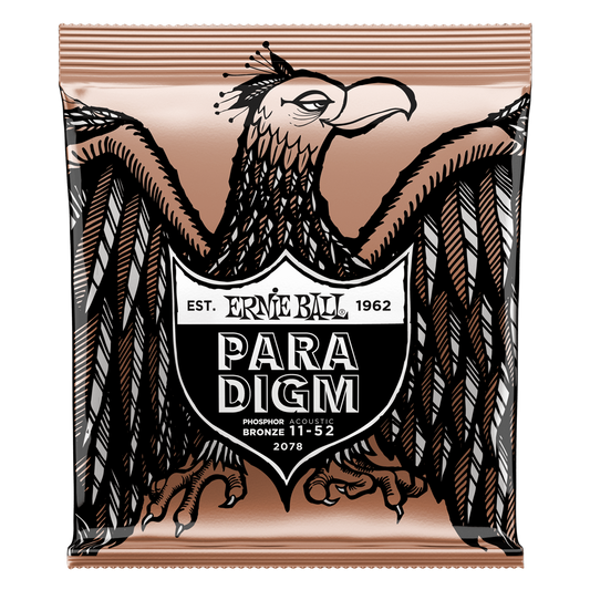 Ernie Ball Paradigm Phosphor Bronze Light 11-52 Acoustic Guitar Strings 2078